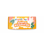 Animated demo showing the contents of the Palette Pals Animal Kingdom kids face paint kit