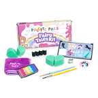 The Palette Pals FairyTales Kids Face Paint Kit box with unicorn and fairy designs